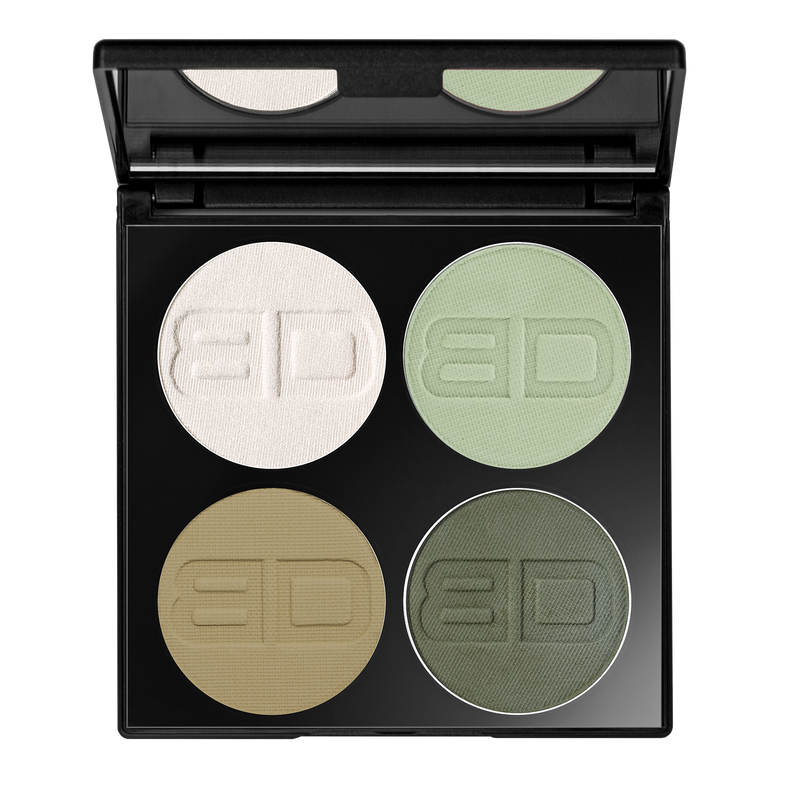 4er-Palette Jahreszeiten Frühlingstyp für grüne Augen Ton in Ton