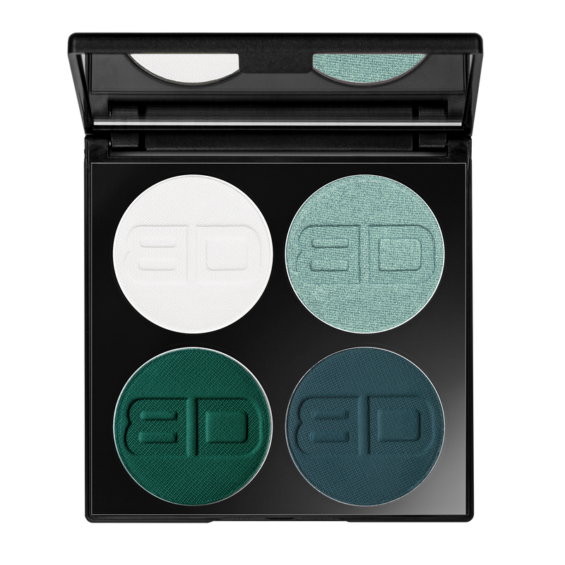 4er-Palette Jahreszeiten Wintertyp für grüne Augen Ton in Ton